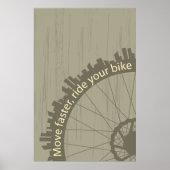 poster vintage vélo (Devant)