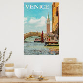 Poster Vintage Venice (Cuisine)