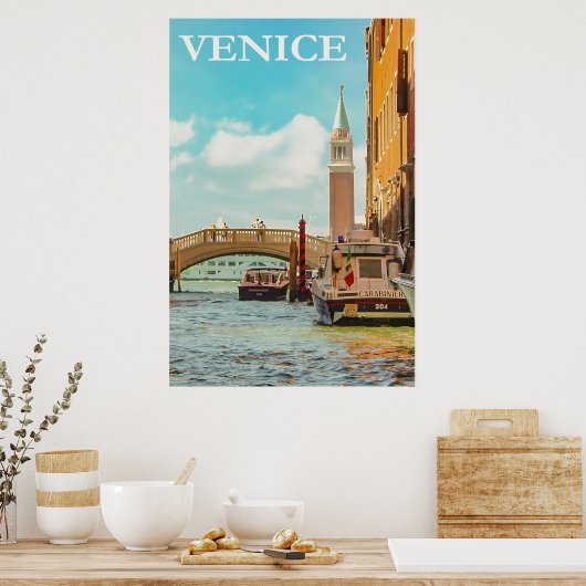 Poster Vintage Venice (Cuisine)