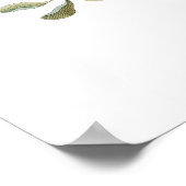 poster vintage vert botanique (Coin)