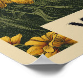 Poster Vintage Victoria Colombie-Britannique Voyages (Coin)