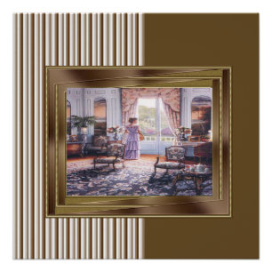 Poster vintage victorien