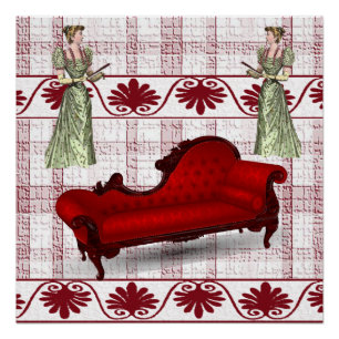 Poster vintage victorien