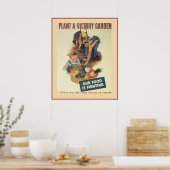 Poster Vintage Victory Garden (Cuisine)
