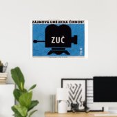 Poster Vintage Video Camera - Matchbox Print - Czech Wall (Bureau à domicile)