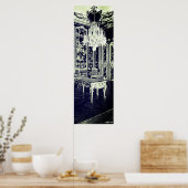 Poster Vintage Vienna Schonbrunn palace Vieux Laque Room (Cuisine)