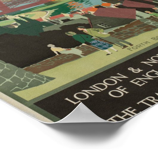 Poster Vintage voyage (Coin)