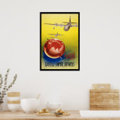 Poster Vintage voyage 13 (Cuisine)