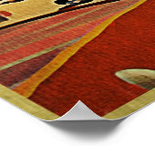 Poster Vintage voyage Acapulco Mexique (Coin)