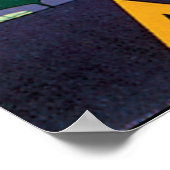 Poster Vintage voyage Agra (Coin)