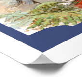 Poster Vintage voyage Alsace France (Coin)