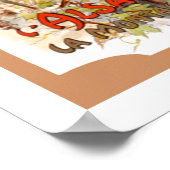 Poster Vintage voyage Alsace France (Coin)