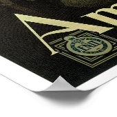 Poster Vintage voyage, Amalfi Italie (Coin)