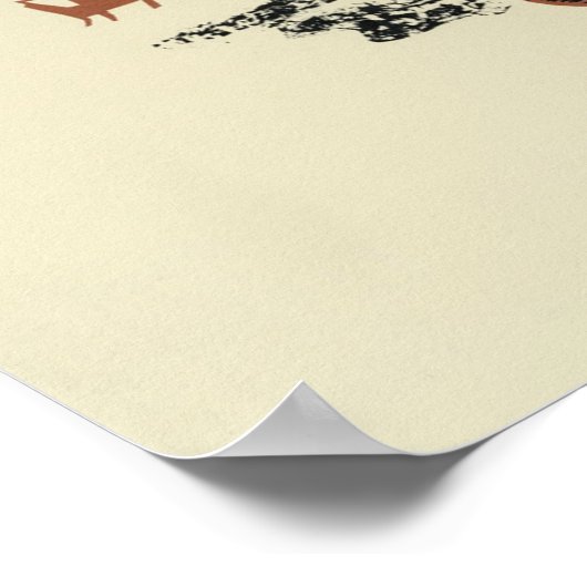 Poster Vintage voyage argentin (Coin)