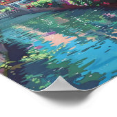 Poster Vintage voyage artistique de Colmar France (Coin)