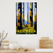 Poster Vintage voyage Au (Cuisine)