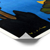 Poster Vintage voyage Avignon France (Coin)