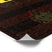 Poster Vintage voyage, Bologne, Italie (Coin)