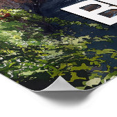 Poster Vintage voyage Bruges (Coin)