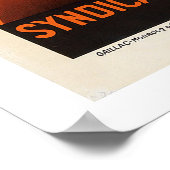 Poster Vintage voyage Casablanca (Coin)