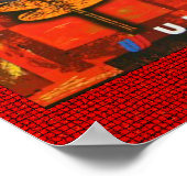 Poster Vintage voyage Chine unie (Coin)