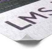 Poster Vintage voyage Côte Irlande du Nord (Coin)