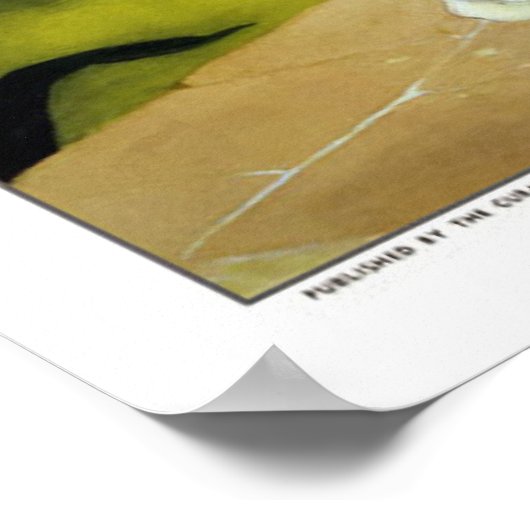 Poster Vintage voyage Cuba (Coin)