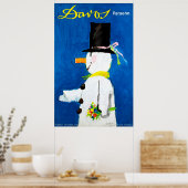 Poster Vintage voyage Davos Parsenn Suisse (Cuisine)