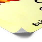 Poster Vintage voyage Davos Suisse (Coin)