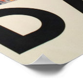 Poster Vintage voyage Davos Suisse (Coin)