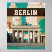 Poster Vintage voyage de Berlin (Devant)