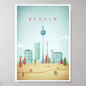 Poster Vintage voyage de Berlin (Devant)