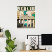 Poster Vintage voyage de Berlin (Bureau à domicile)
