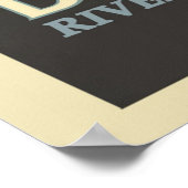 Poster Vintage voyage de Brisbane Australie (Coin)