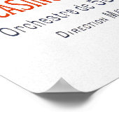 Poster Vintage voyage de Cannes l'hiver France (Coin)