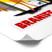 Poster Vintage voyage de Chicago (Coin)