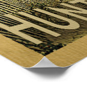 Poster Vintage voyage de Huntington Beach (Coin)