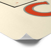 Poster Vintage voyage de Lake Louise Canada (Coin)