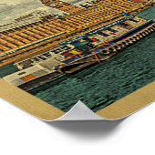 Poster Vintage voyage de Londres (Coin)