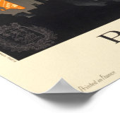 Poster Vintage voyage de Paris 1935 (Coin)