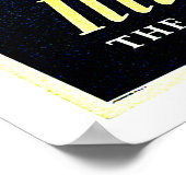 Poster Vintage voyage de plage de Chicago Illinois (Coin)