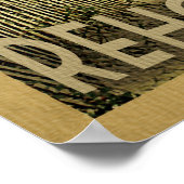 Poster Vintage voyage de plage Rehoboth (Coin)