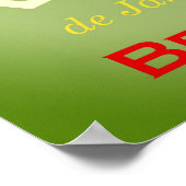 Poster Vintage voyage de Rio de Janeiro Brésil (Coin)