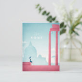 Poster Vintage voyage de Rome - Carte postale Art (Debout devant)