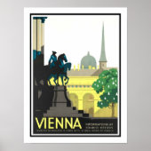 Poster Vintage voyage de Vienne (Devant)