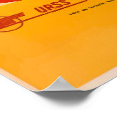 Poster Vintage voyage d'Odessa Ukraine (Coin)