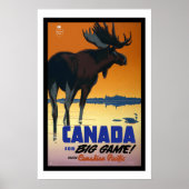 Poster Vintage voyage du Canada (Devant)