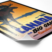 Poster Vintage voyage du Canada (Coin)