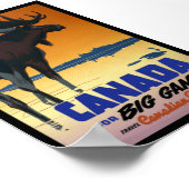 Poster Vintage voyage du Canada (Coin)