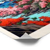 Poster Vintage voyage du Japon (Coin)